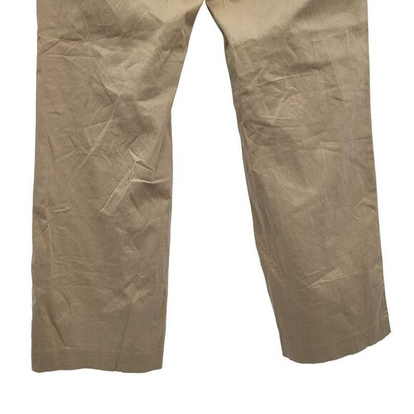 Vintage 80s Ralph Lauren Sport Blue Tag Bootcut Pants 14 Camel Mid Rise Stretch - Picture 10 of 13